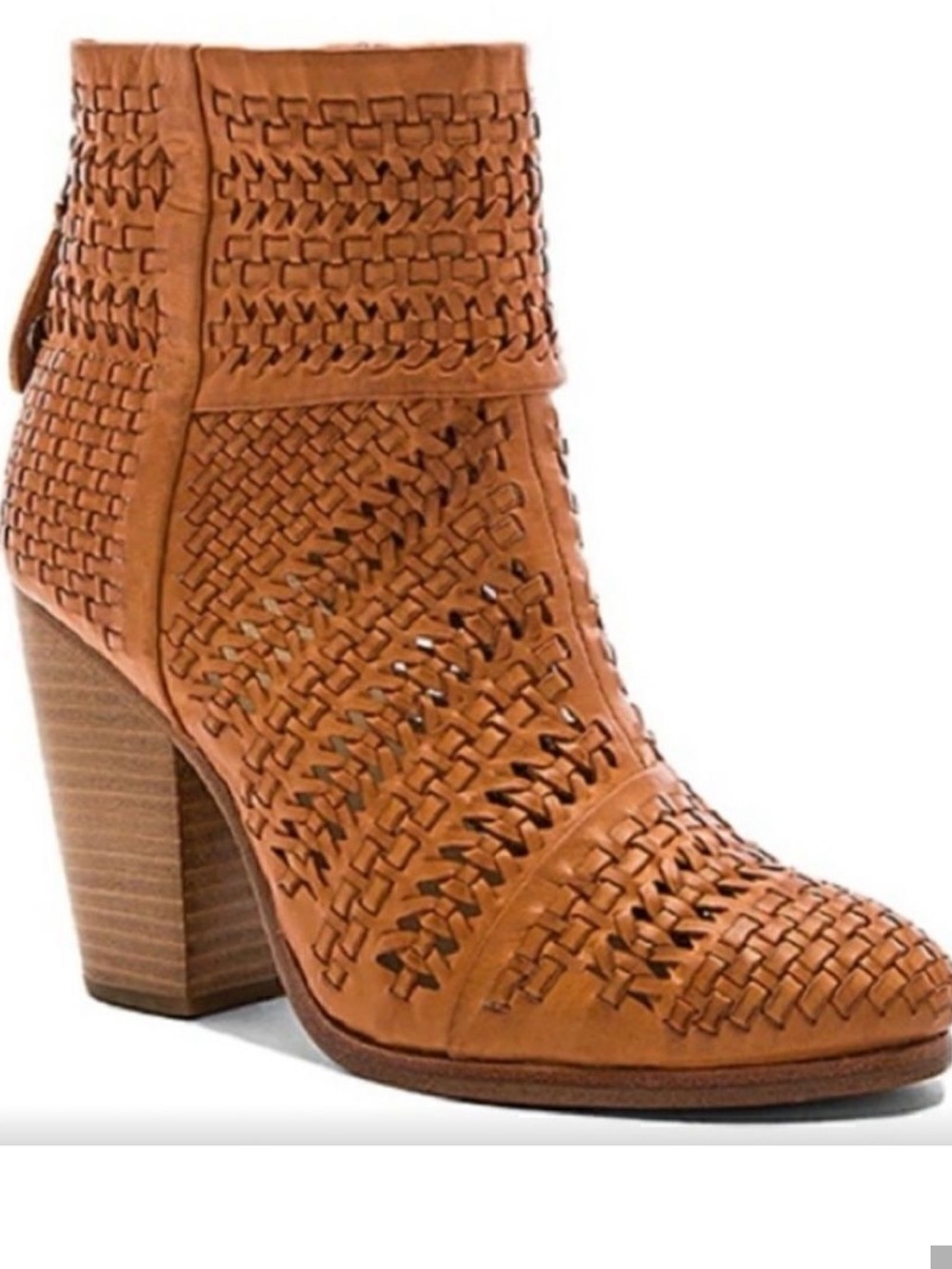 rag & bone Classic Newbury Boot in Nude Woven size 38.5 or 8.5